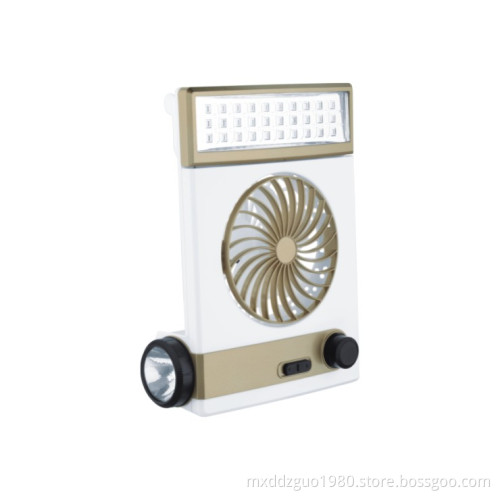 Yd-731 Solar Charge Multifunction Electronic Mini Fan with LED Light